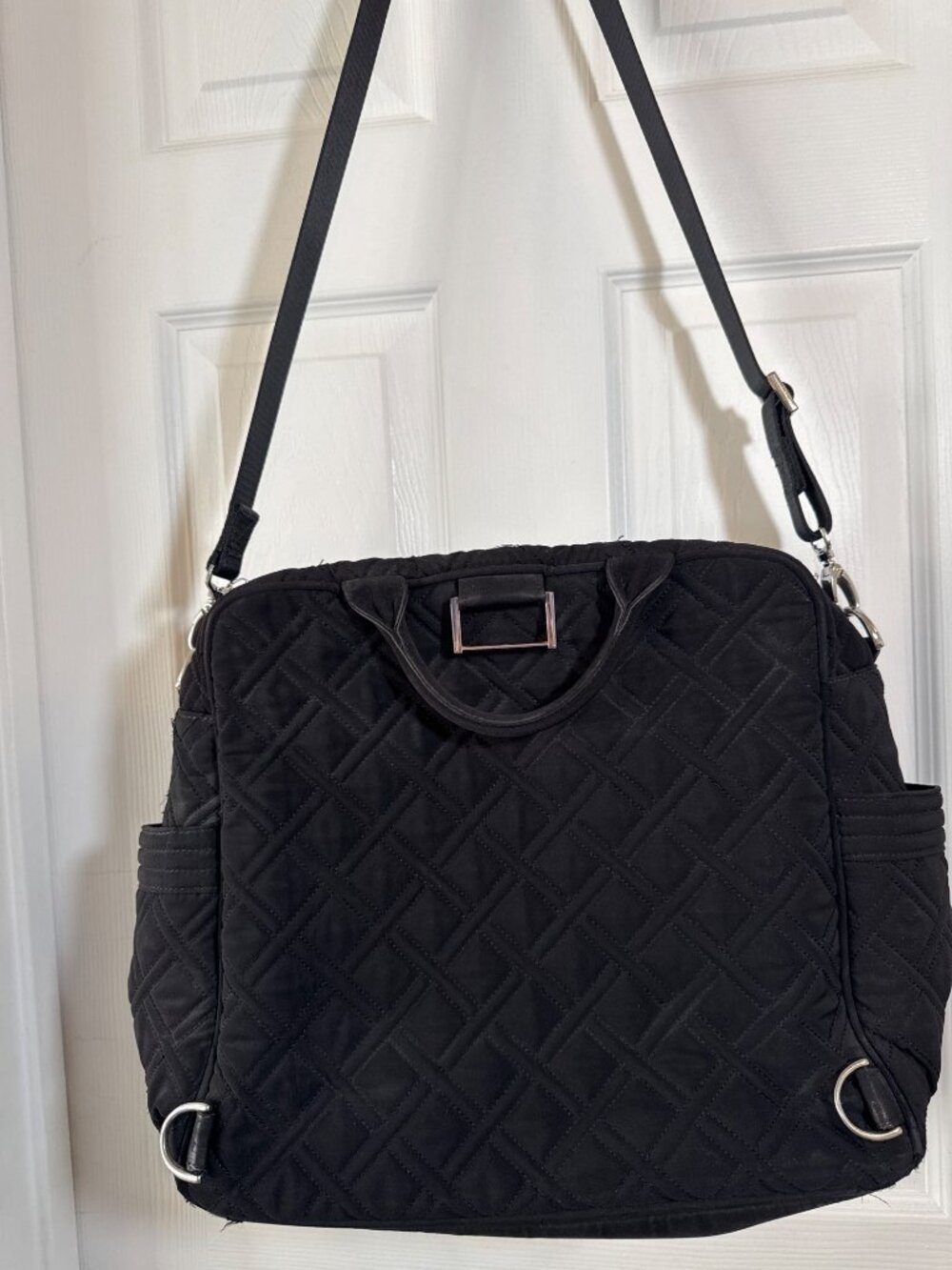 Vera Bradley Make a Change Baby Diaper Bag Black Unisex - Picture 5 of 10